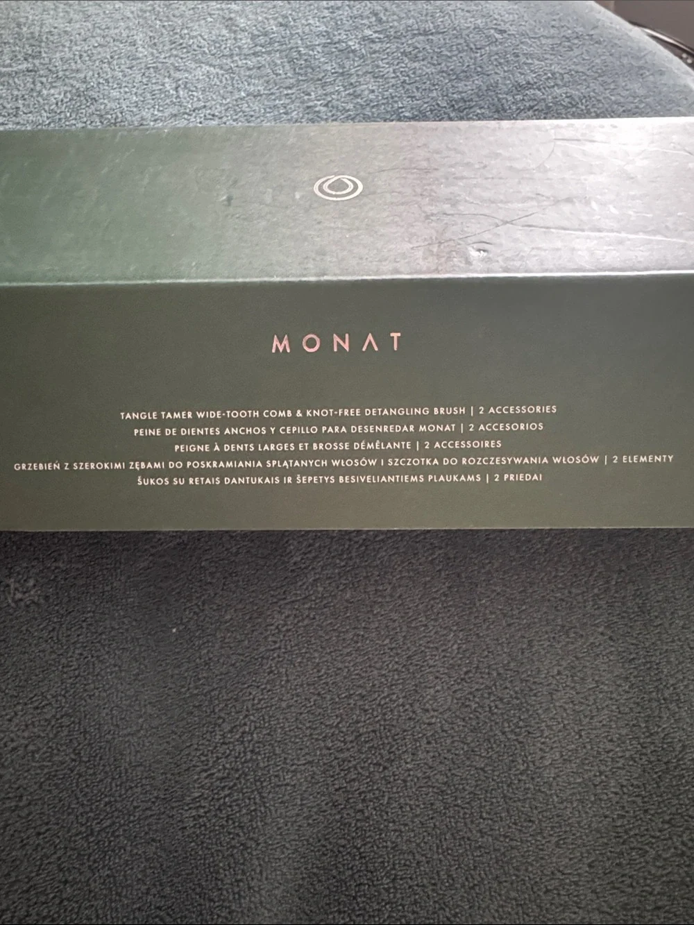 Monat wood detangling comb and brush set